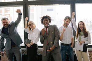 Visualization of a successful custom CPQ implementation, showcasing enhanced sales efficiency and streamlined processes